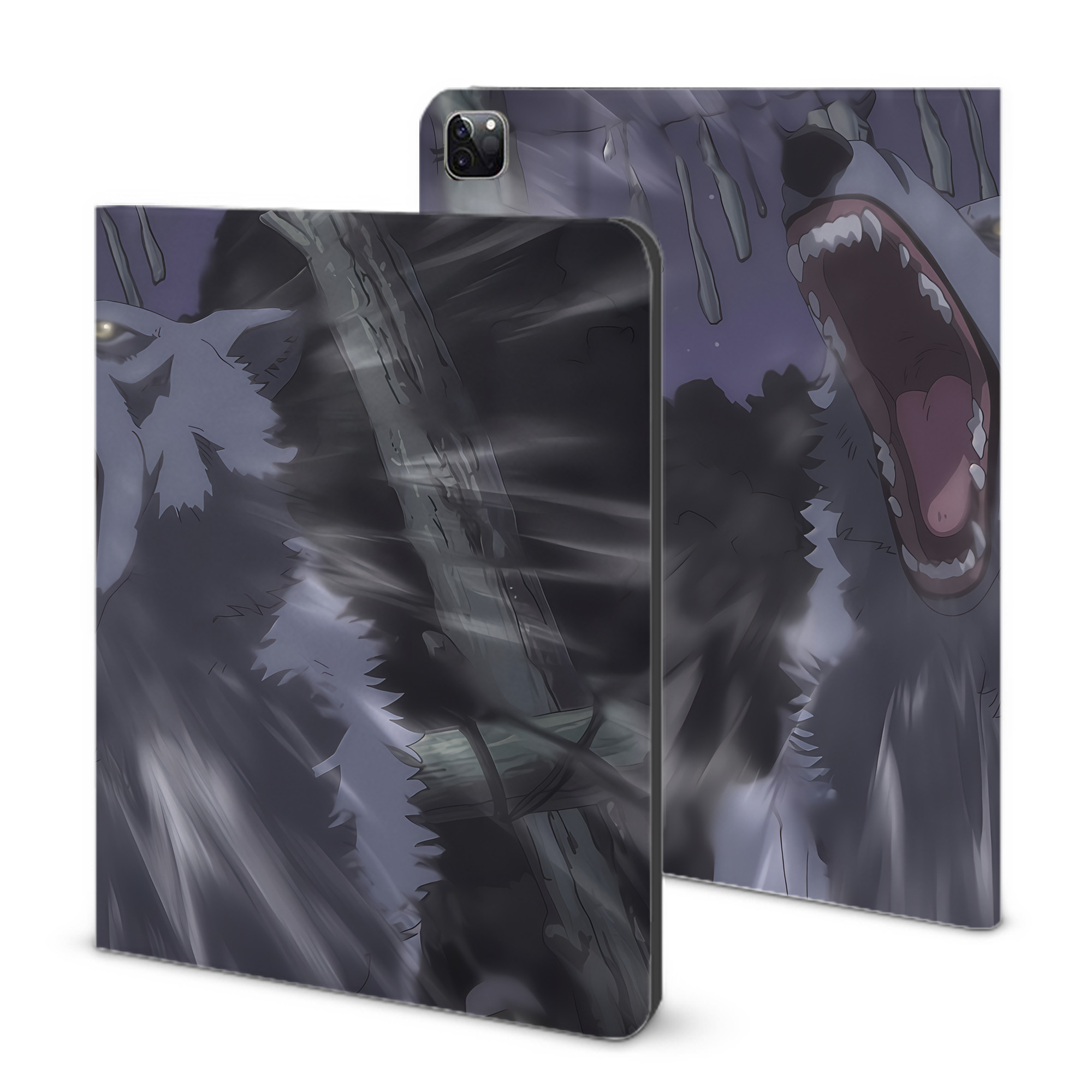 （画像用） 転スラ Regarding Reincarnated to Slime IPad ケース ブック型 PUレザー TPU 耐衝撃 軽量 薄型 ペン収納なし 全面保護 IPad 各モデル対応